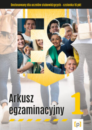 Arkusz egzaminacyjny E8 nr 1 – dostosowany dla uczniów słabowidzących (czcionka 16 pkt)