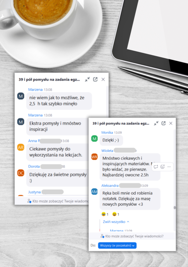 Nagranie szkolenia 39 i pół pomysłu na zadania egzaminacyjne - obrazek 3