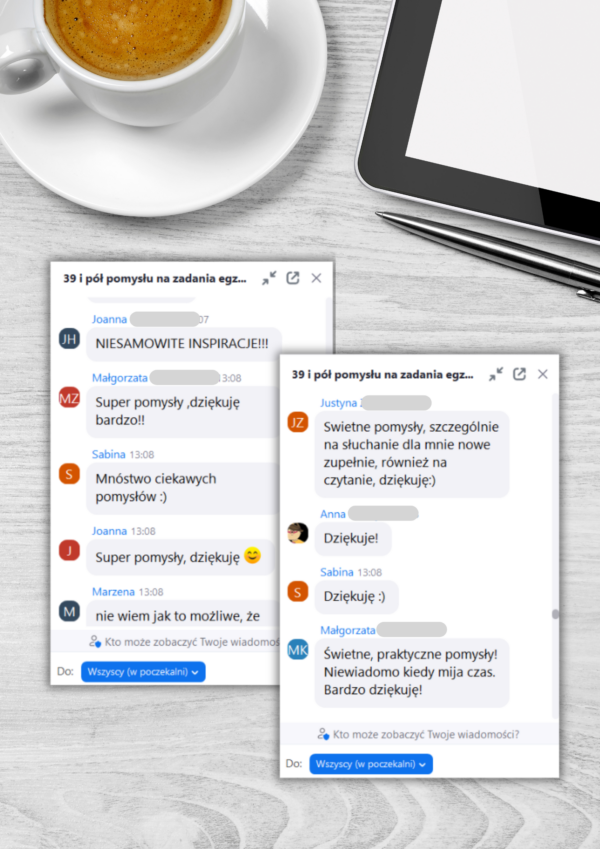 Nagranie szkolenia 39 i pół pomysłu na zadania egzaminacyjne - obrazek 4